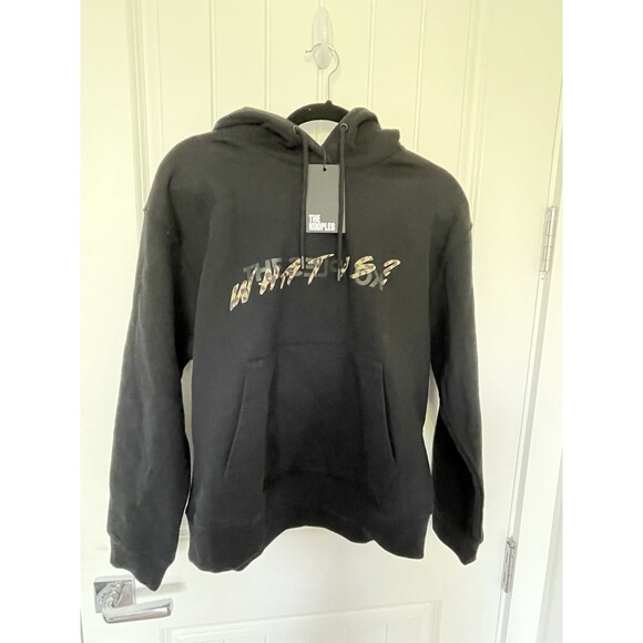 NTW The Kooples What is Sweatshirt Hoodie Black Euro Size 2 Medium Unisex $220 - Picture 3 of 13